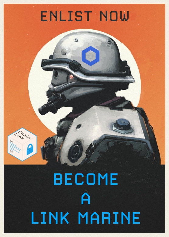 enlist now, become a link marine
