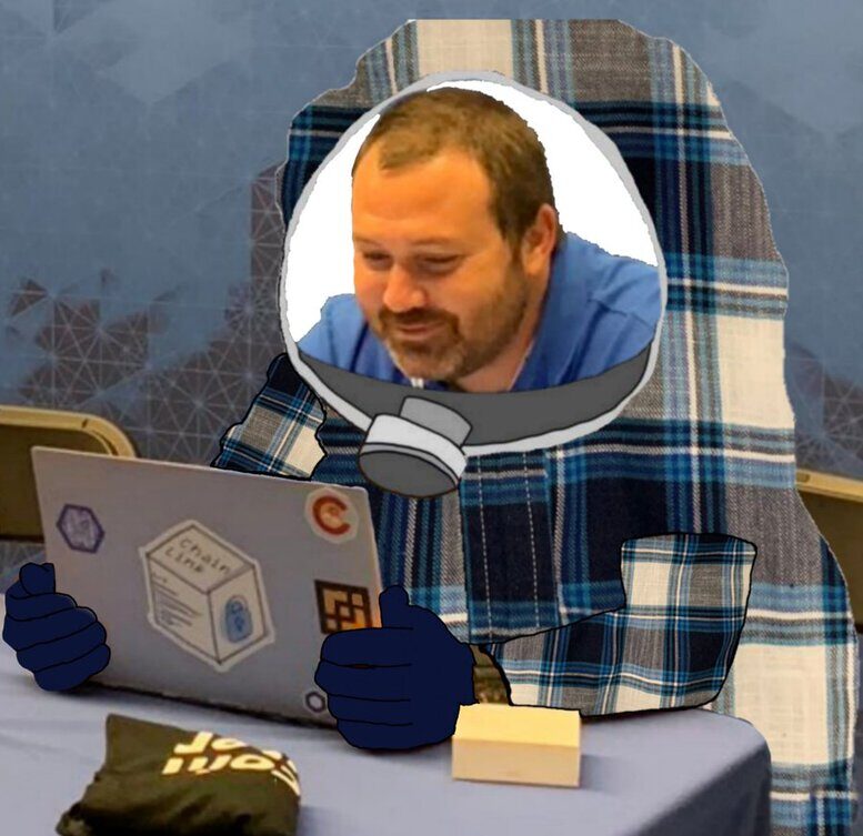 sergey in a blanket