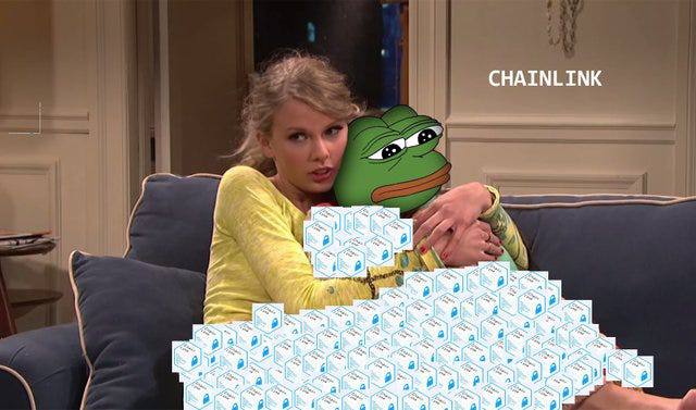 pepe delivering cubes to swift